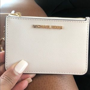 NWT Michael Kors leather coin pouch